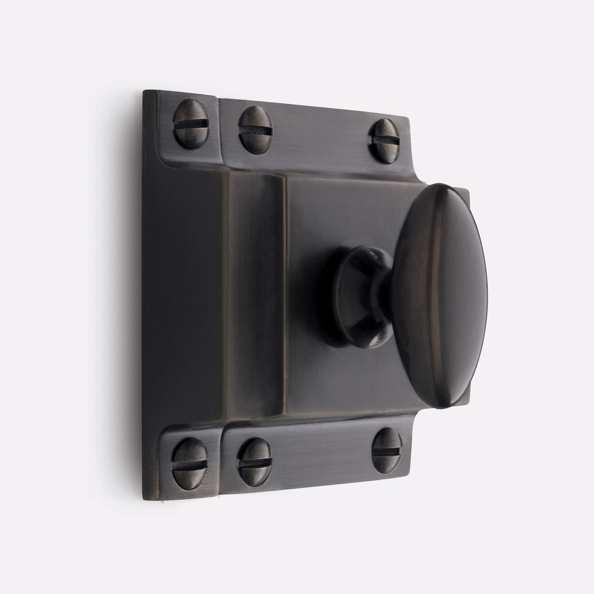 Large Oval Cupboard Latch by Rejuvenation Oil-Rubbed Bronze