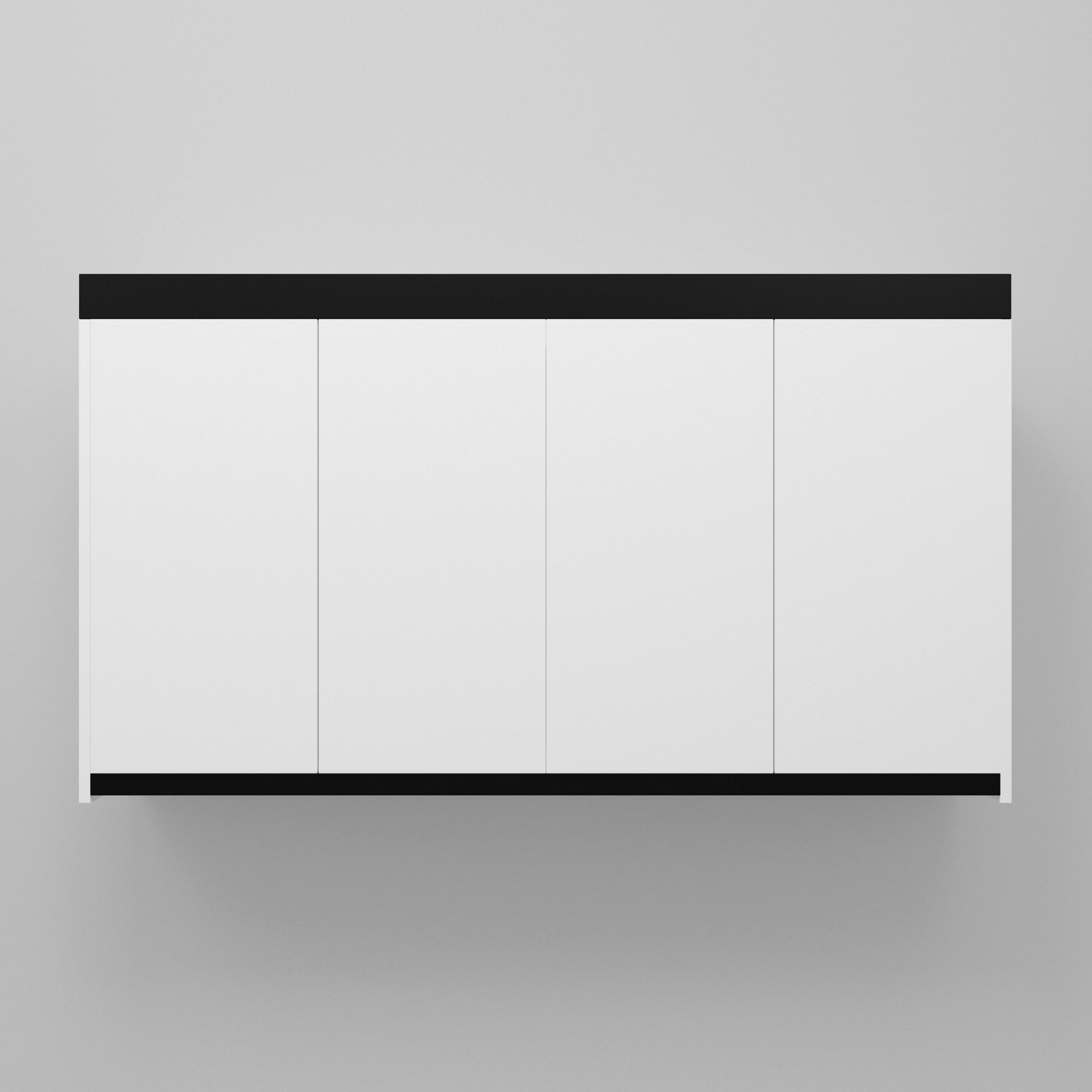 Black Supermatte Slab Trim for Akurum