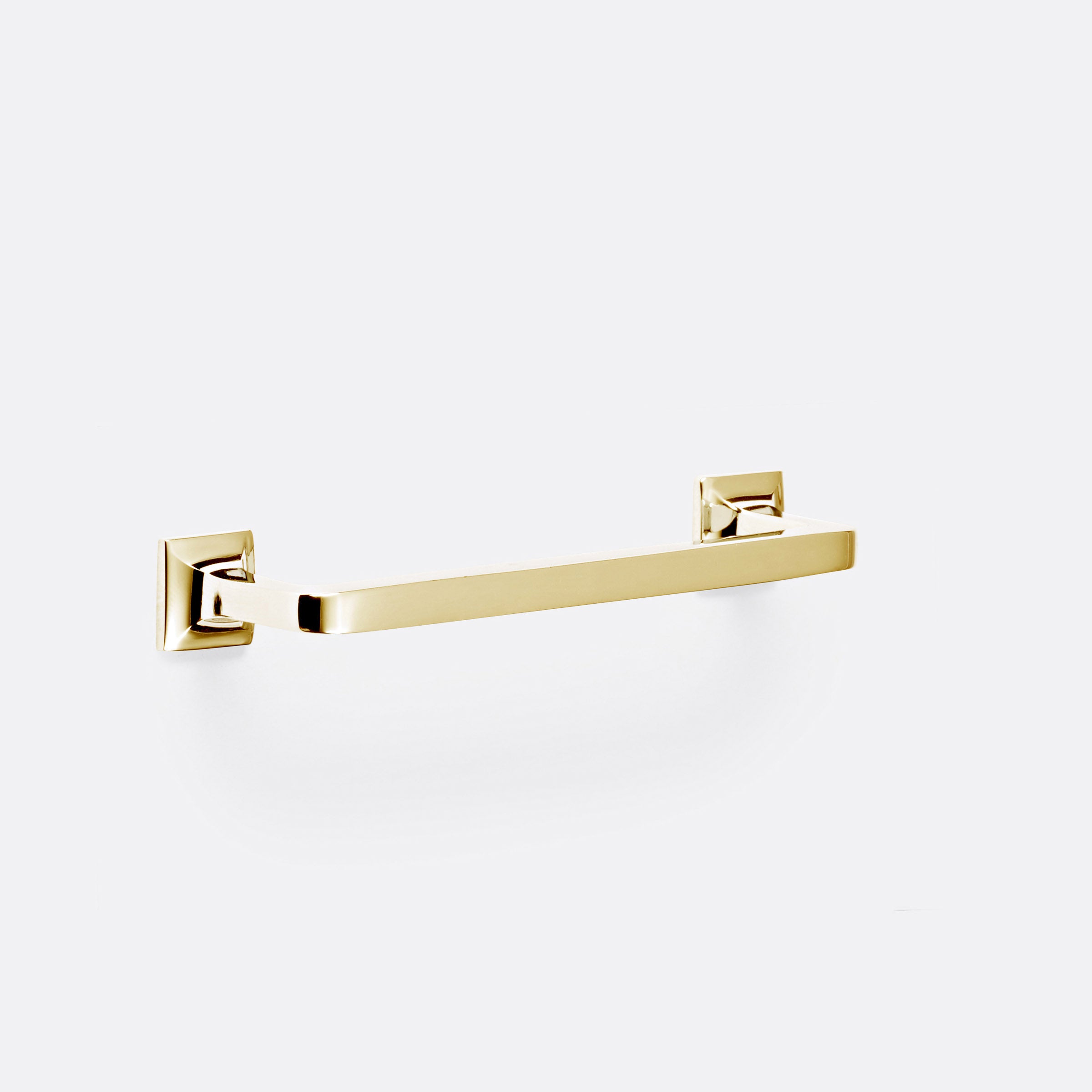 Mission Drawer Pull by Rejuvenation 4" / Unlacquered Brass