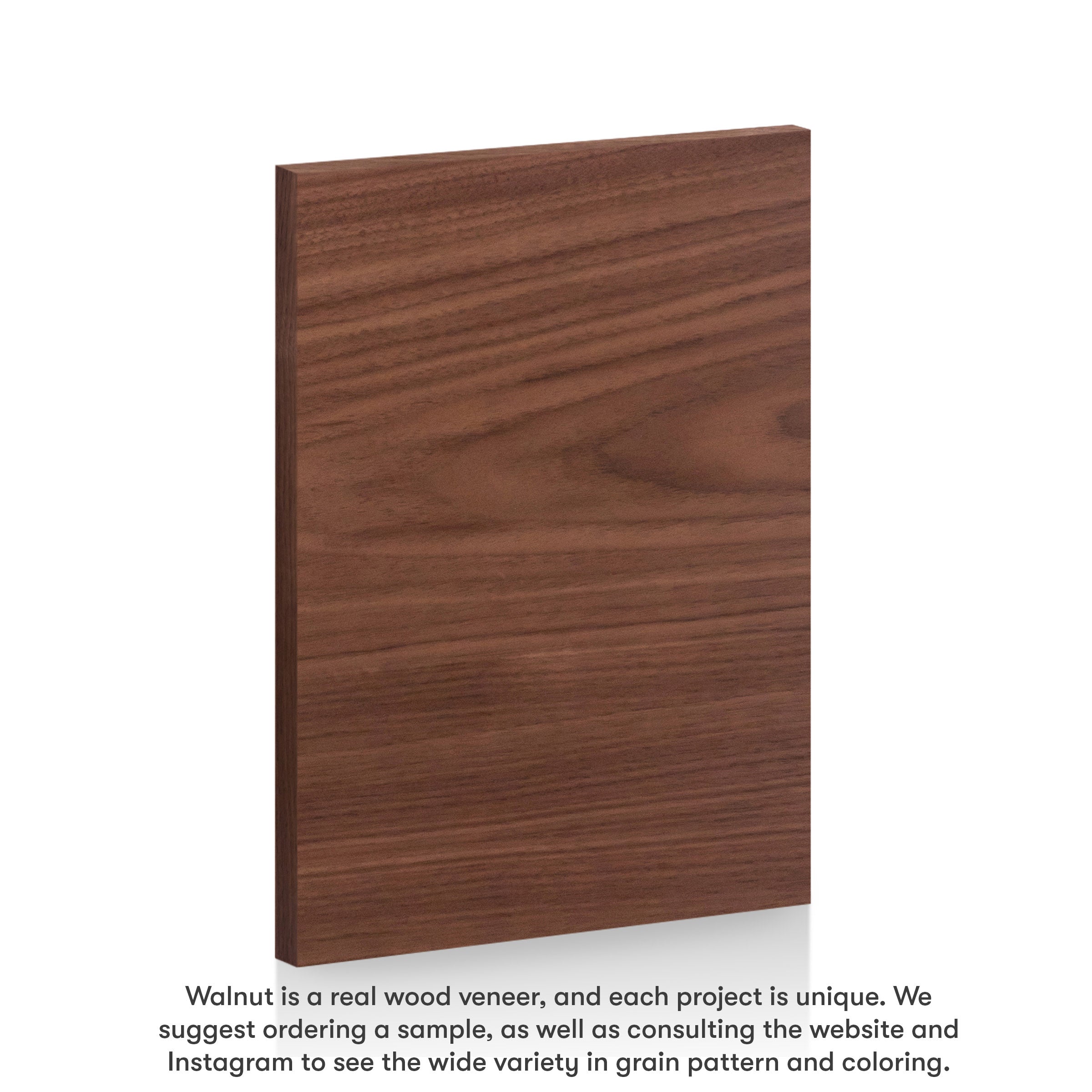 Walnut Slab Drawer for Sektion (Horizontal Grain) 12" 30" Pull Out