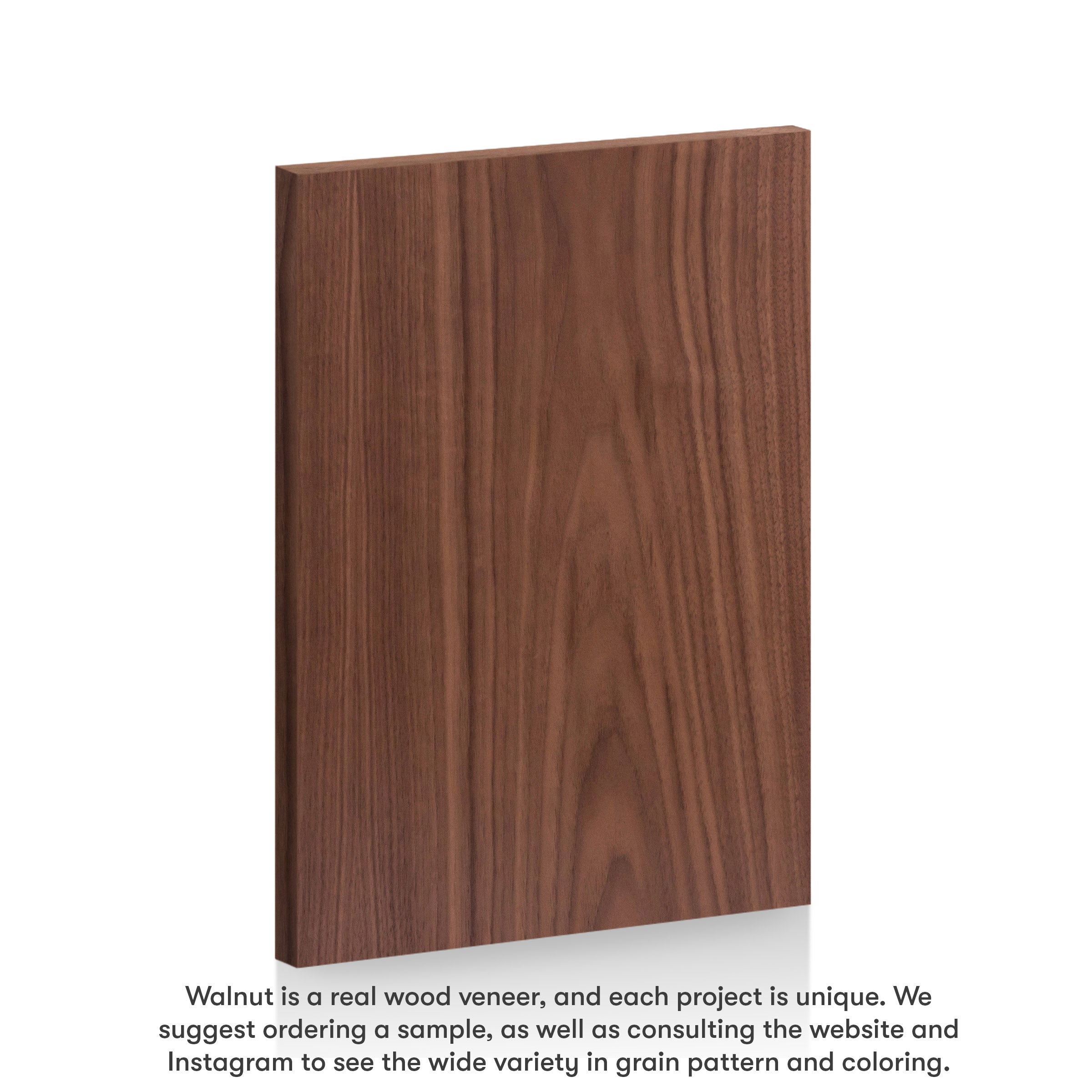 Walnut Slab Door for Akurum (Horizontal Grain) 11 27/32" 23 7/8"