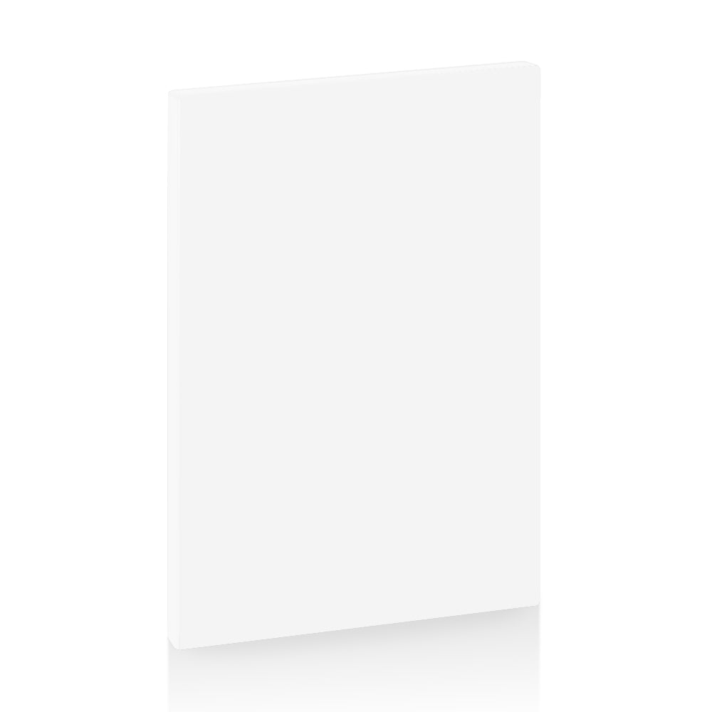 White Supermatte Slab Door for Sektion 12" 30"