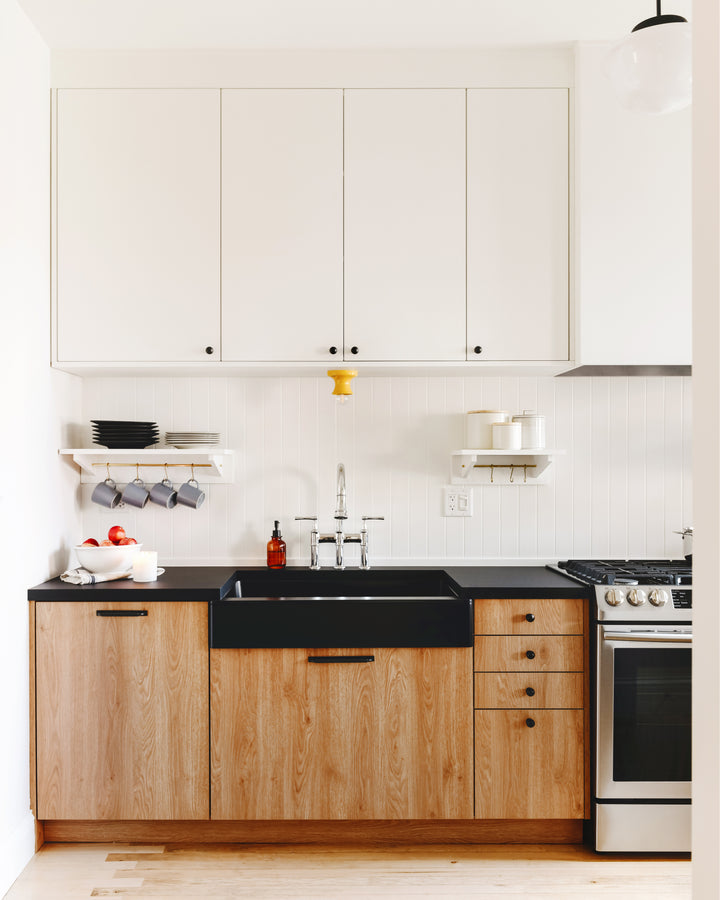 Modern Warmth: White Slab & Tahoe Kitchen Reveal – Semihandmade