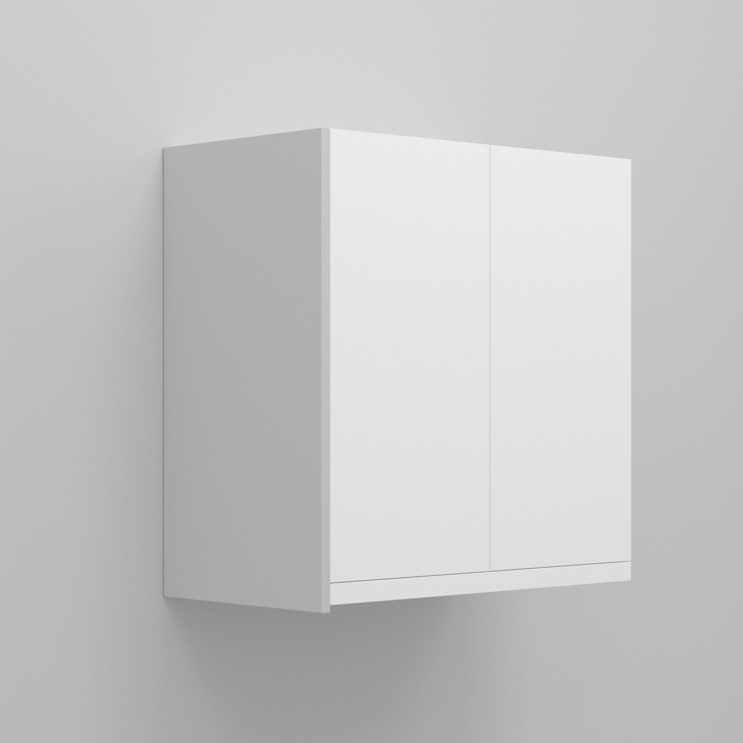 White Supermatte Slab Cover Panel for Akurum 14" x 32" / White
