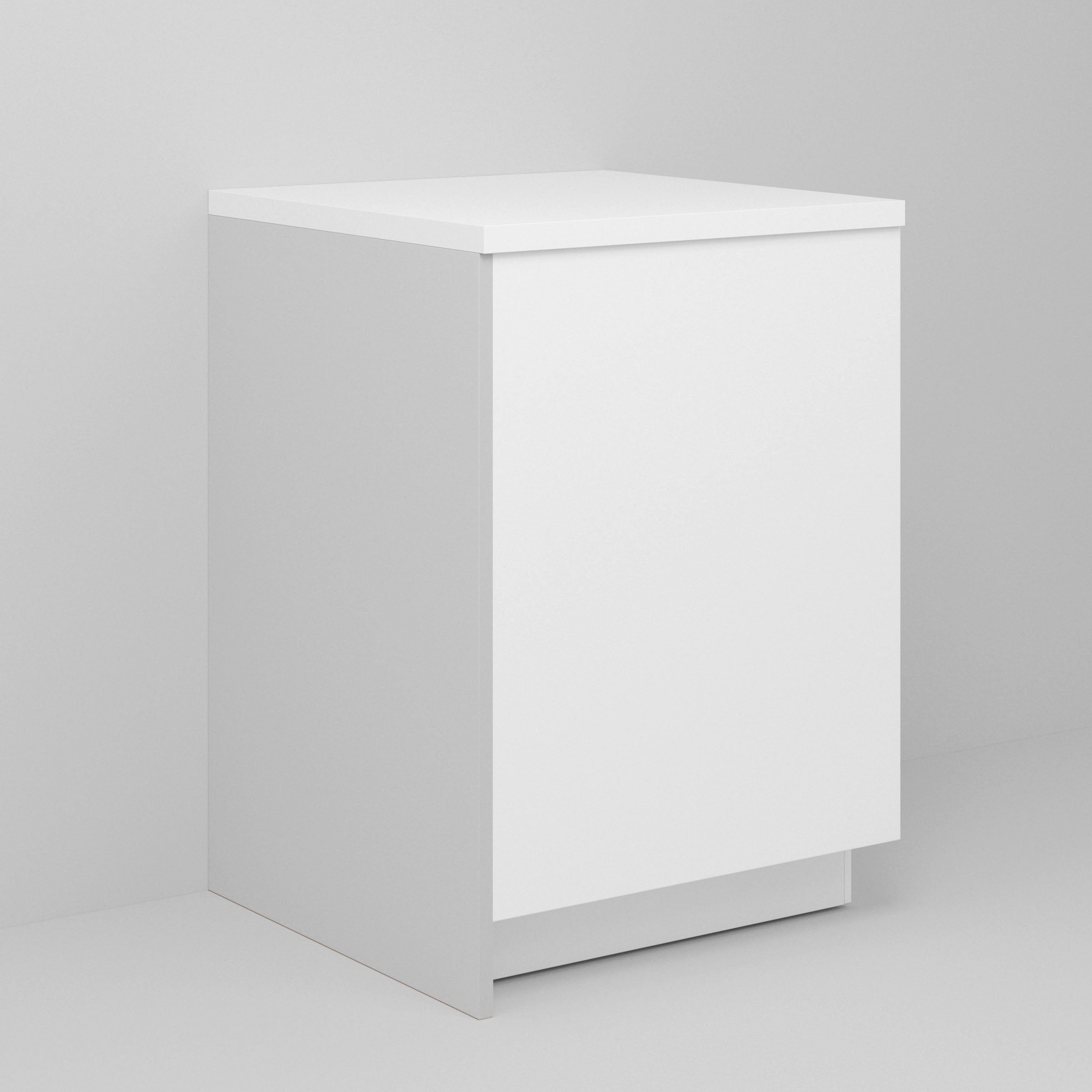 White Supermatte Slab Cover Panel for Akurum 26" x 36" / White