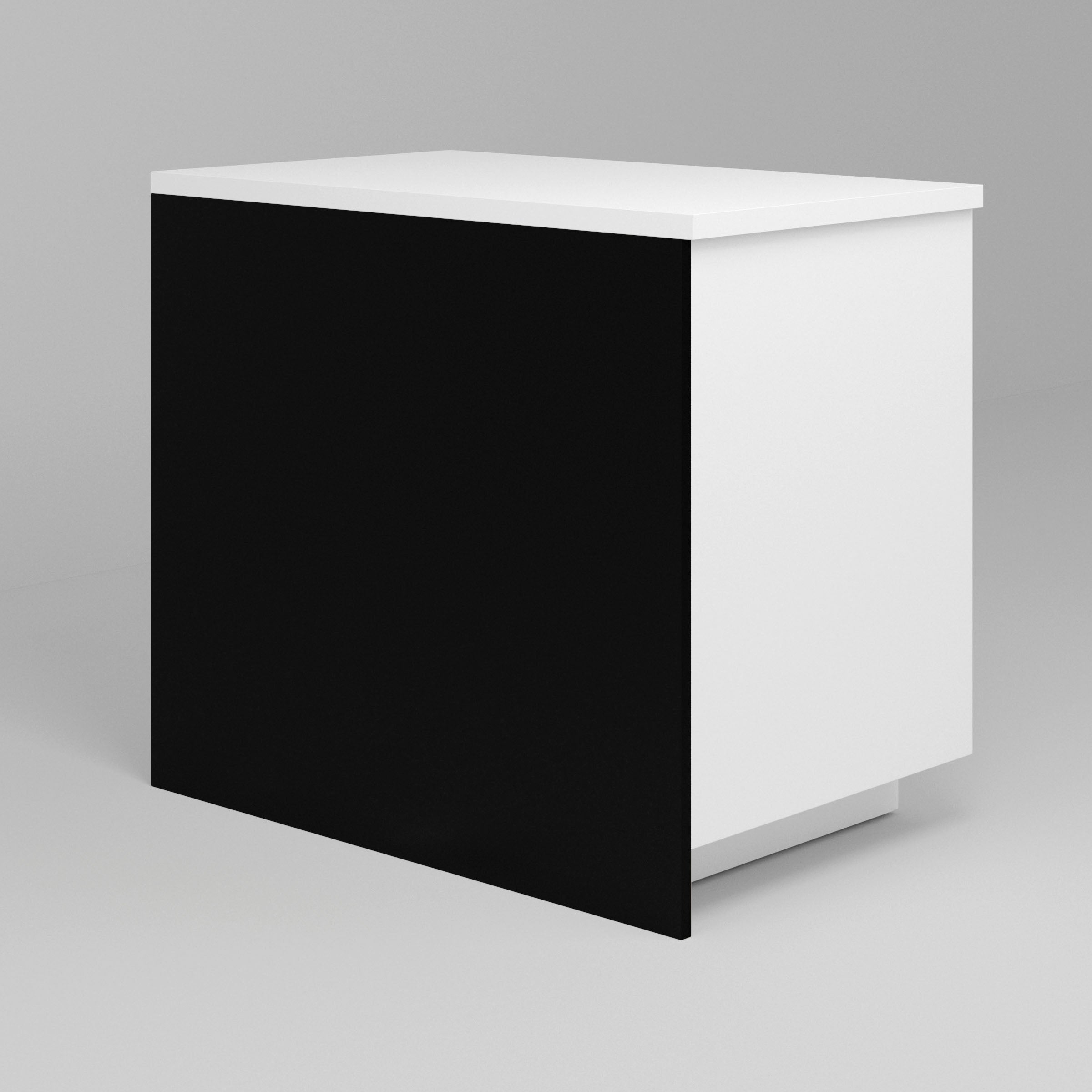 Black Supermatte Slab Cover Panels for Sektion 40" x 36"  - Island Panel / Black