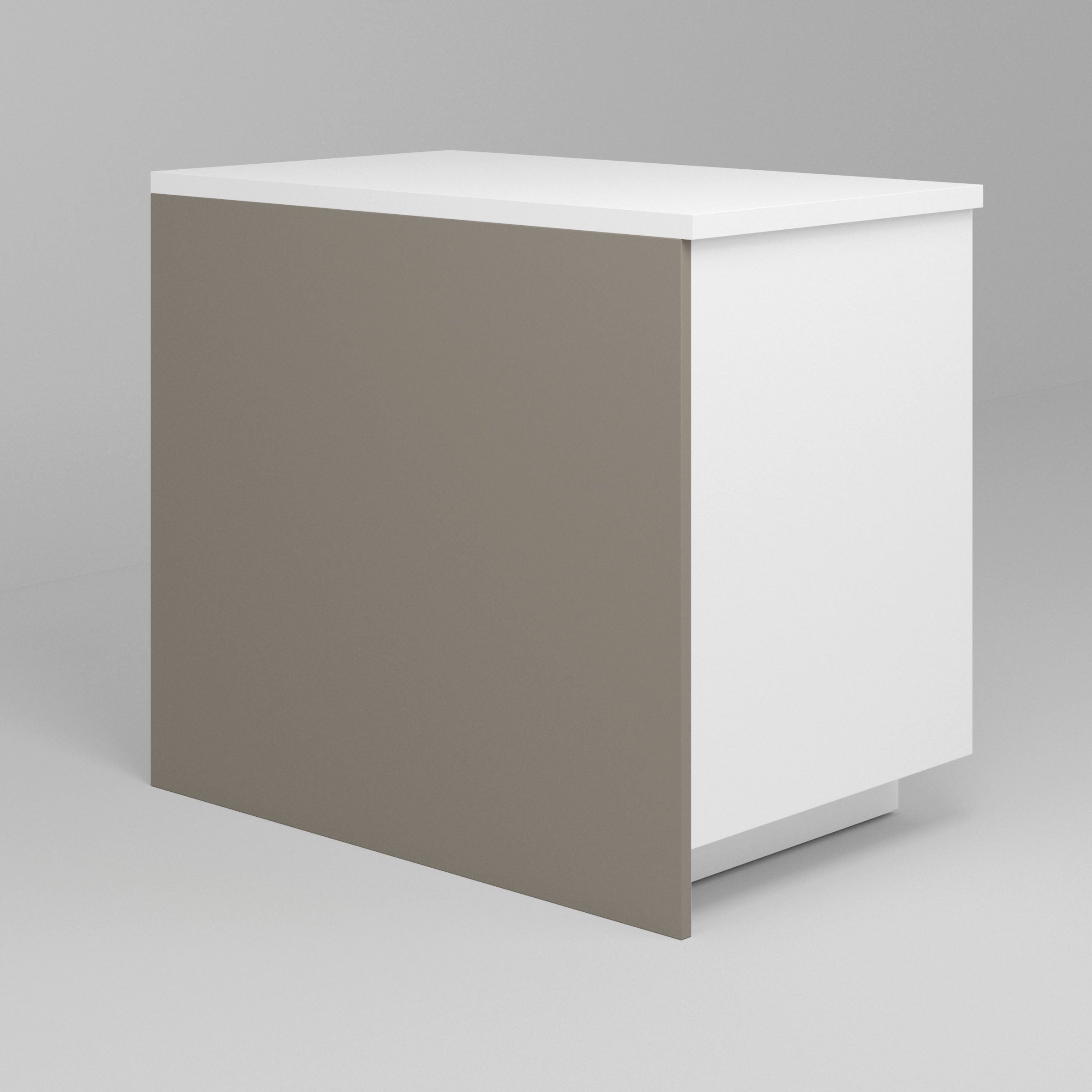 Desert Grey Supermatte Slab Cover Panels for Sektion 40" x 36"  - Island Panel / Desert Grey