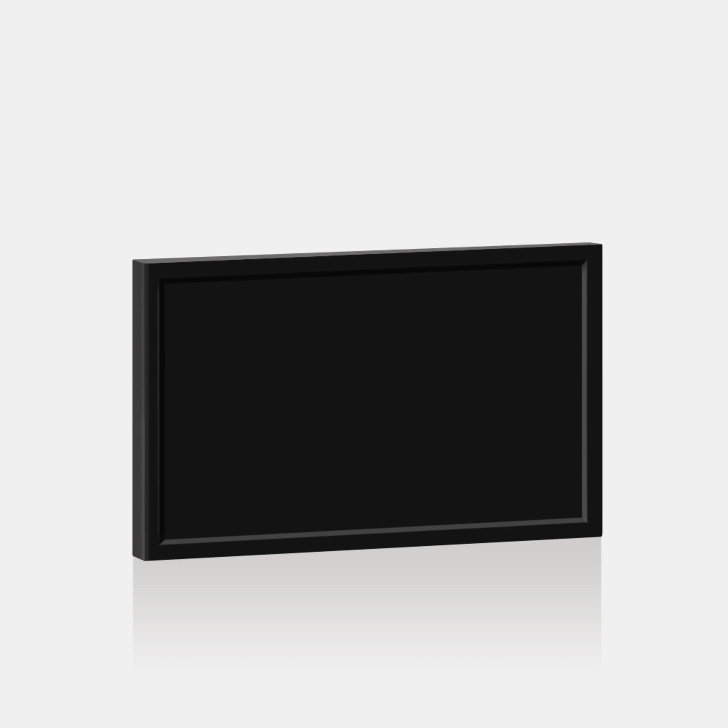 Black Quarterline Front for Besta 23 ⅝” x 15” - Door/Drawer / Black