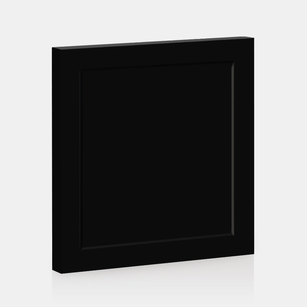 Black Supermatte Shaker Front for Besta 23 ⅝ " x 25 ¼ " - Door / Black