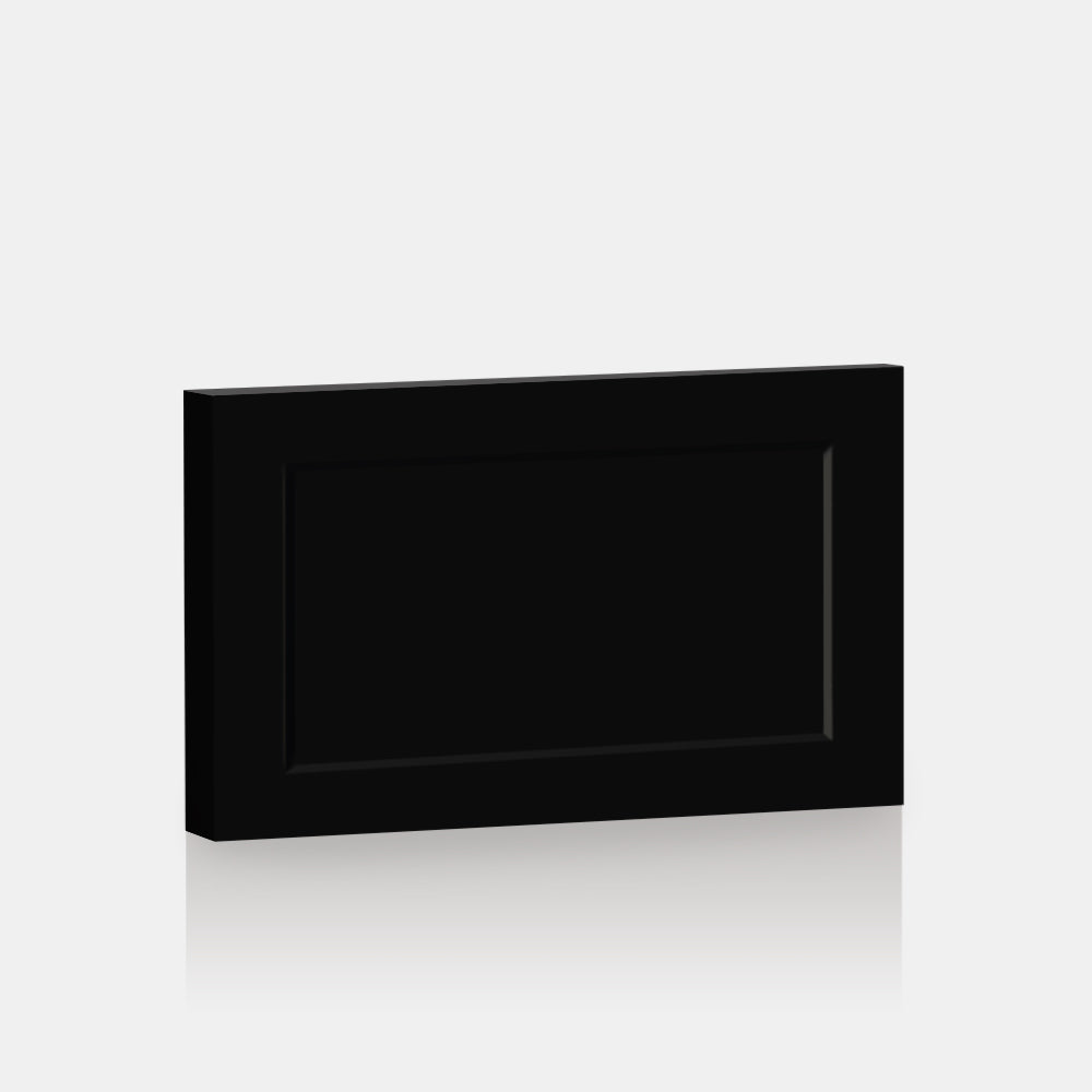 Black Supermatte Shaker Front for Besta 23 ⅝” x 15” - Door/Drawer / Black