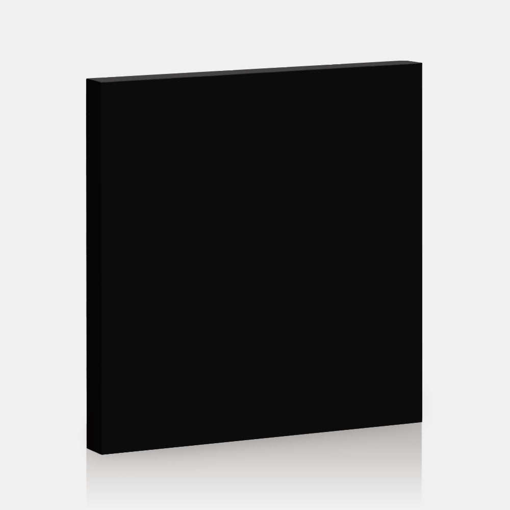 Black Supermatte Slab Front for Besta 23 ⅝ " x 25 ¼ " - Door / Black