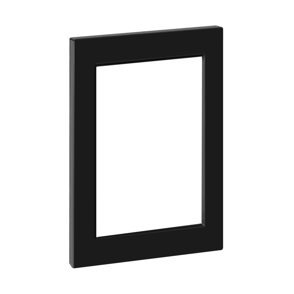 Black Supermatte Shaker Door for Sektion 12" / 30" Glass-ready / Black