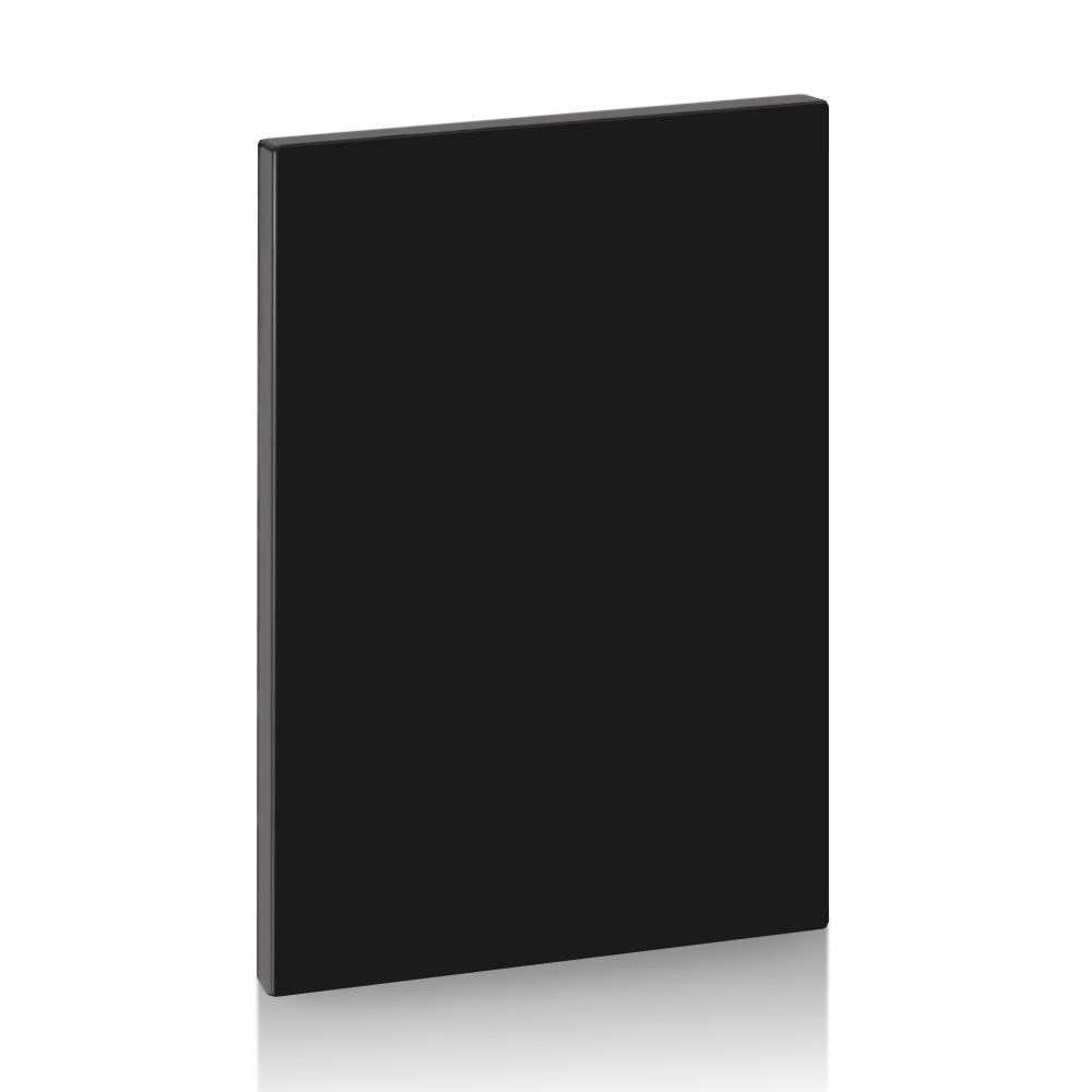 Black Supermatte Slab Door for Sektion 12" / 30" / Black