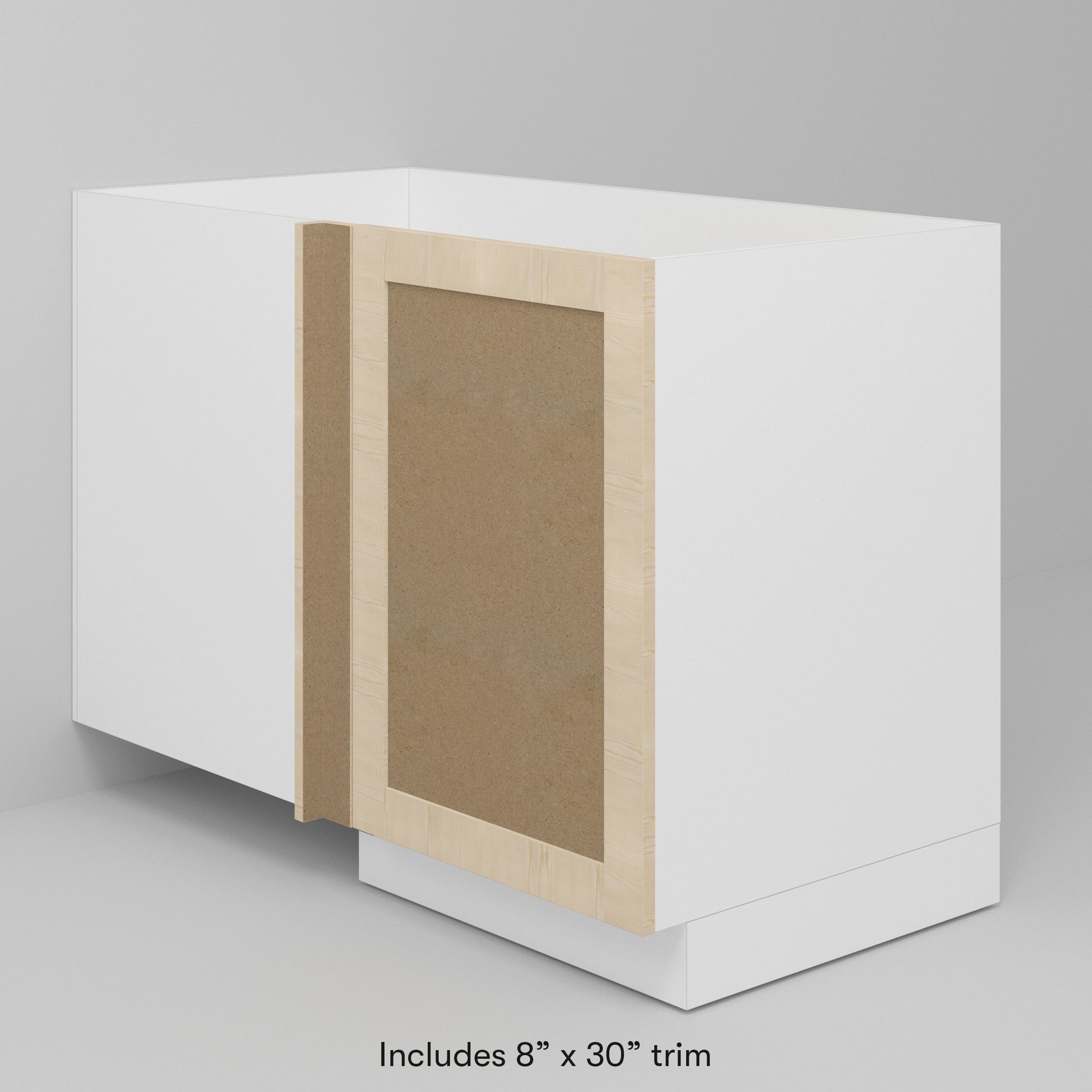 DIY Shaker Door for Sektion 21" Corner Cabinet / 30" (W/TRIM) / DIY