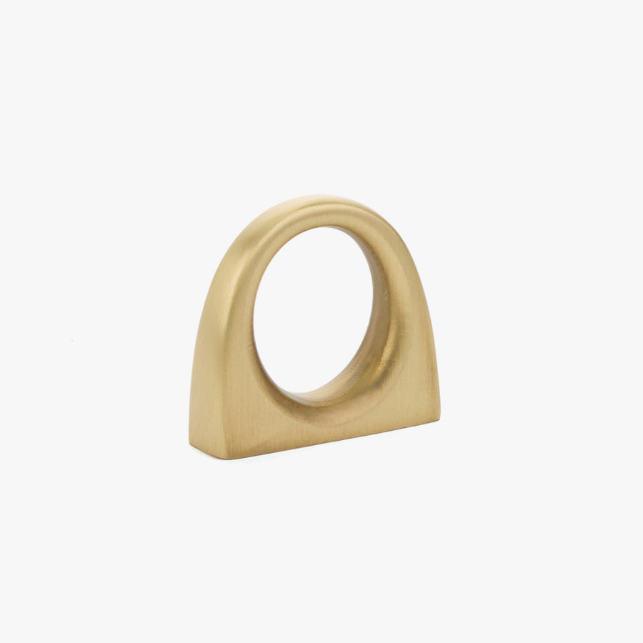 1in Contemporary Ring Knob by Emtek Satin Brass