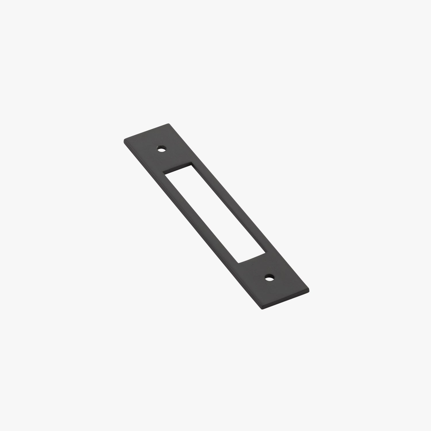 Modern Backplate For Pull by Emtek 4" / Flat Black