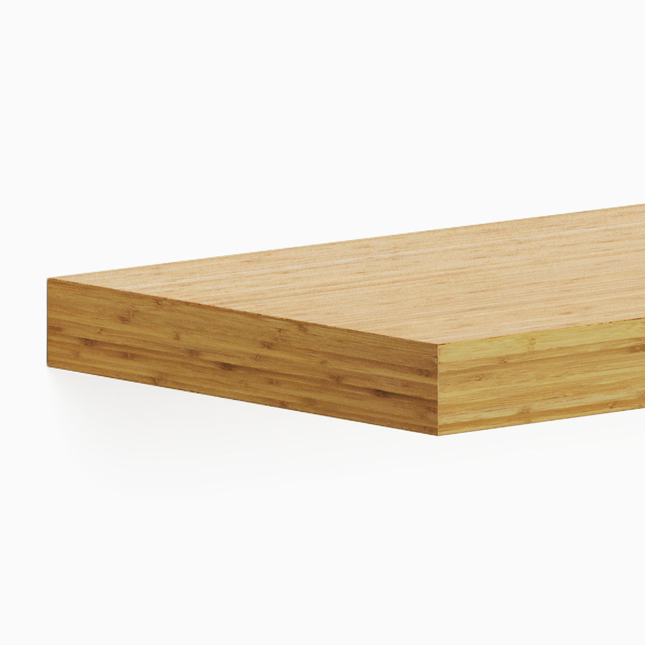 Bamboo Floating Shelf FS-12” x 12”