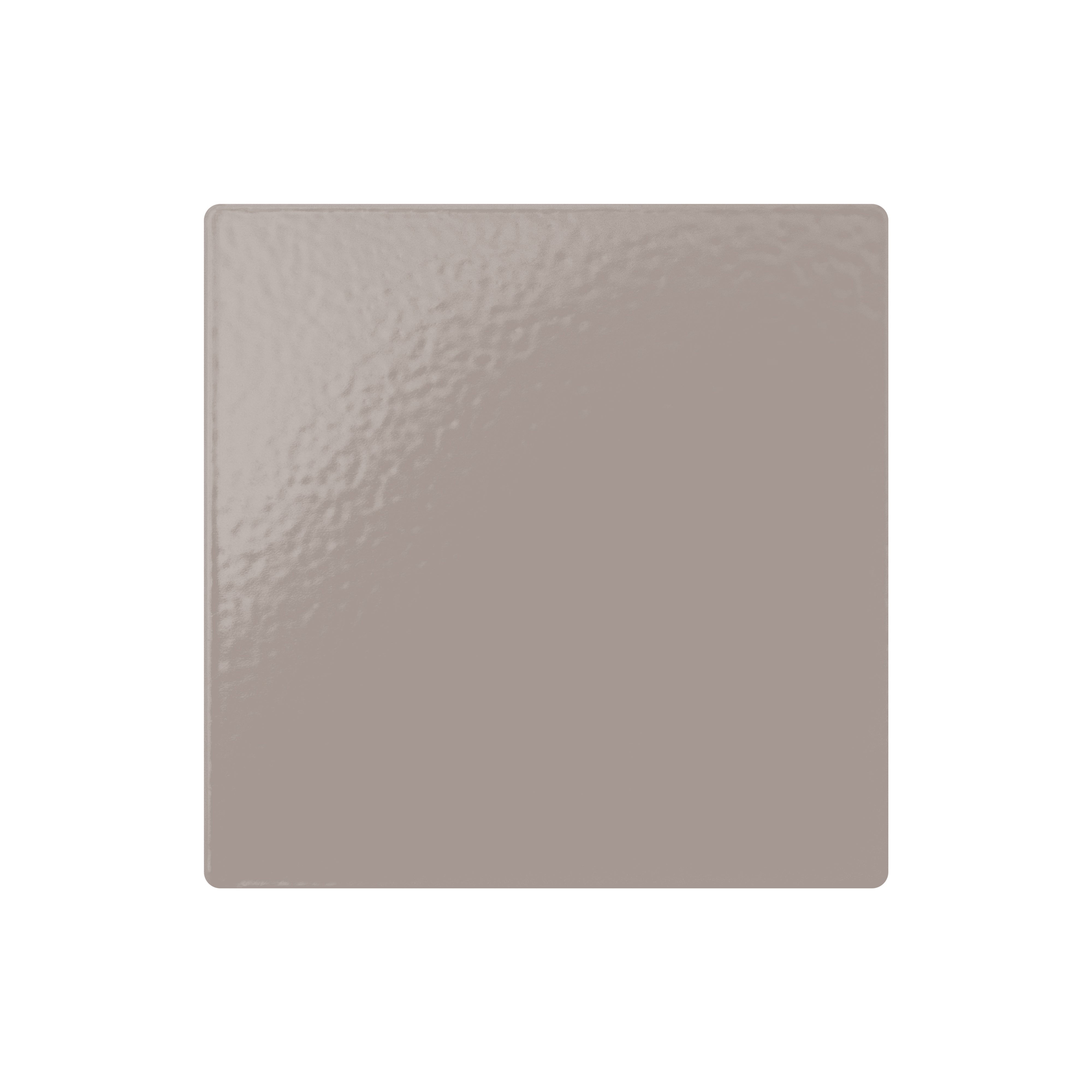 3-in x 3-in Metal Sample by Shelfology Desert Grey