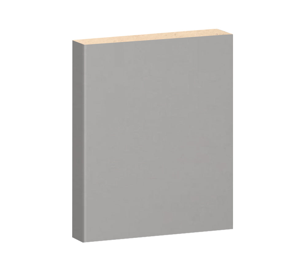 5" x 4" Cabinet Door Sample Supermatte Slab / Light Grey