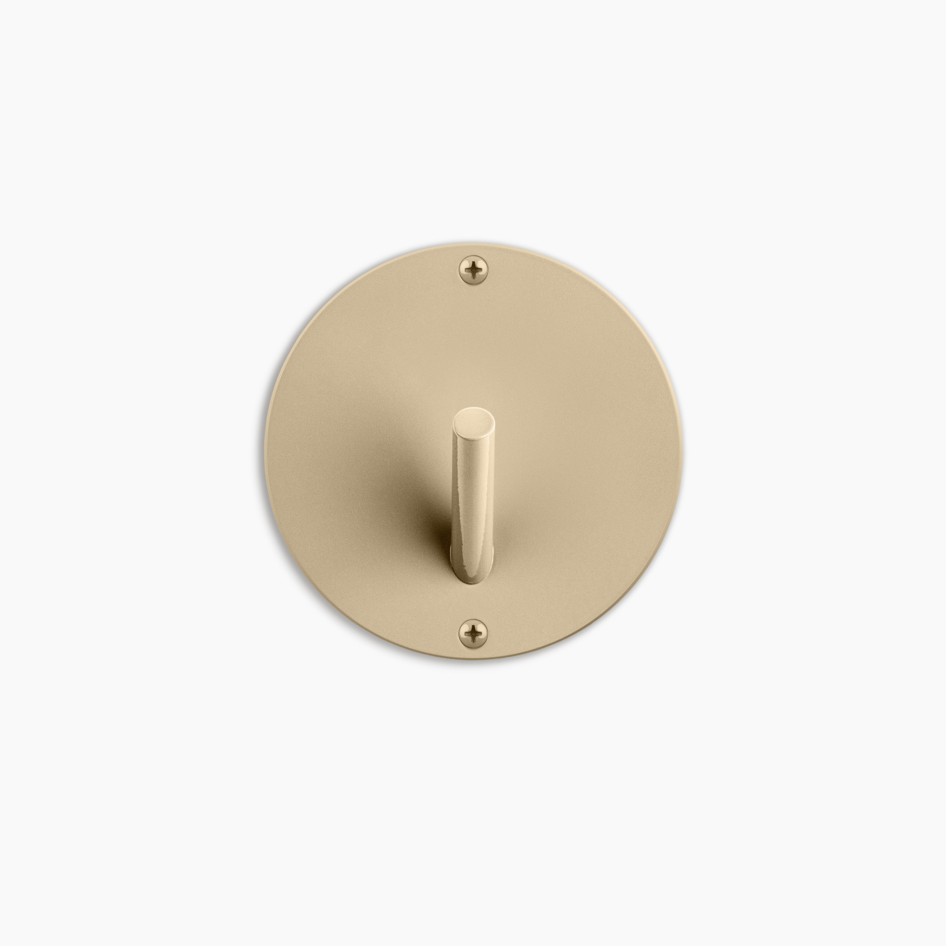 Peggy Round #1 Wall Hook by Shelfology Drywall / Sand