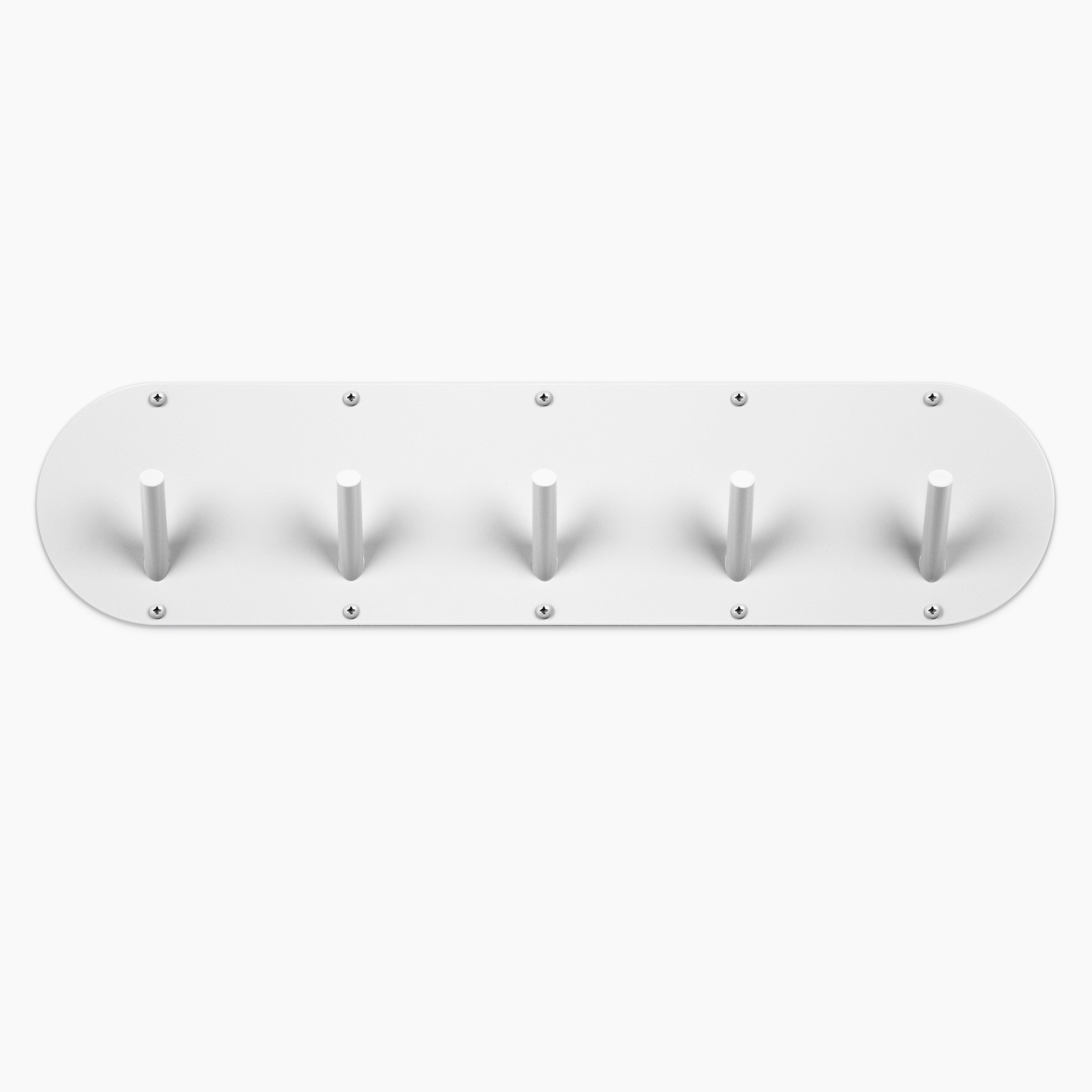 Peggy Round #5 Wall Hook by Shelfology Drywall / White