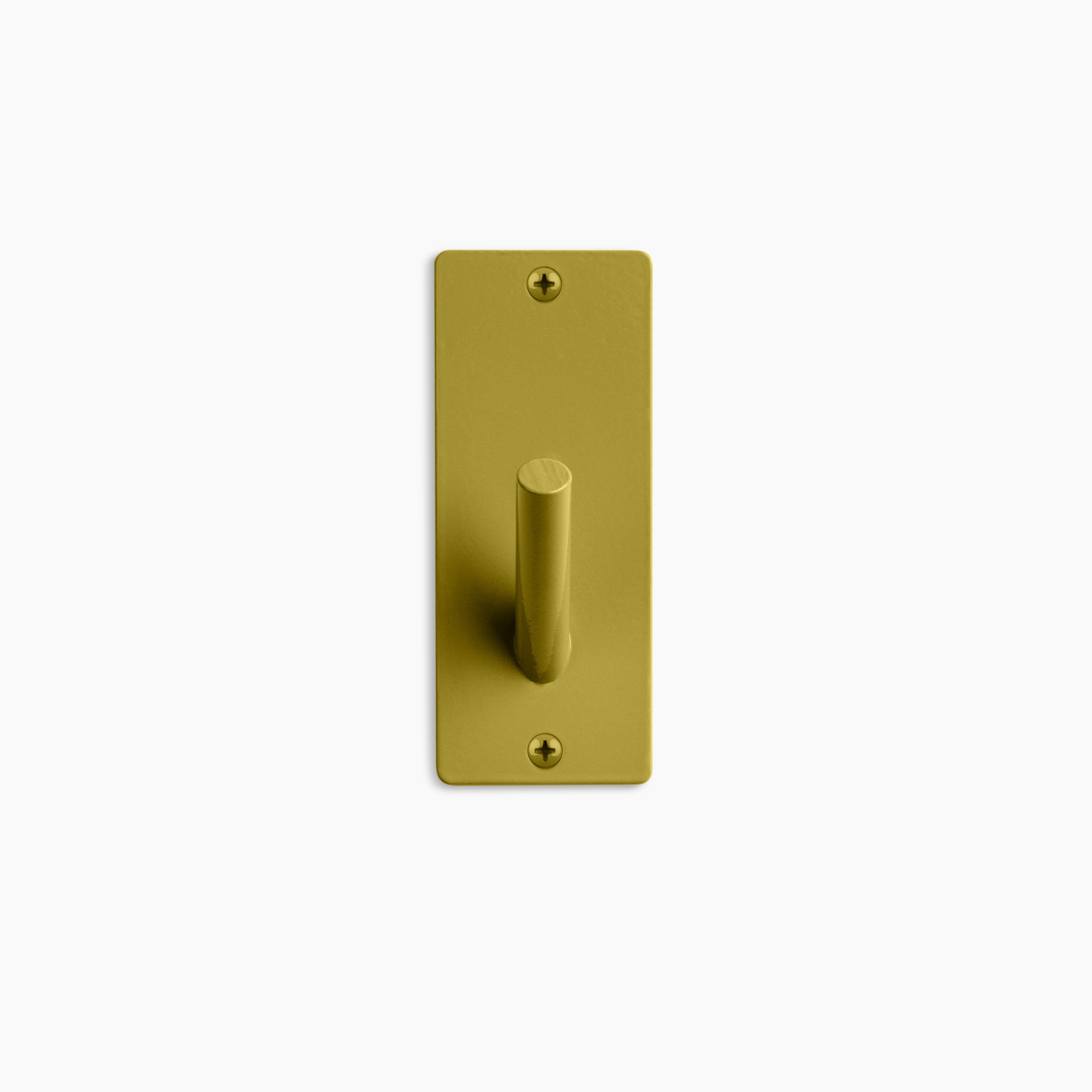 Peggy Square #1 Wall Hook by Shelfology Drywall / Honey Mustard