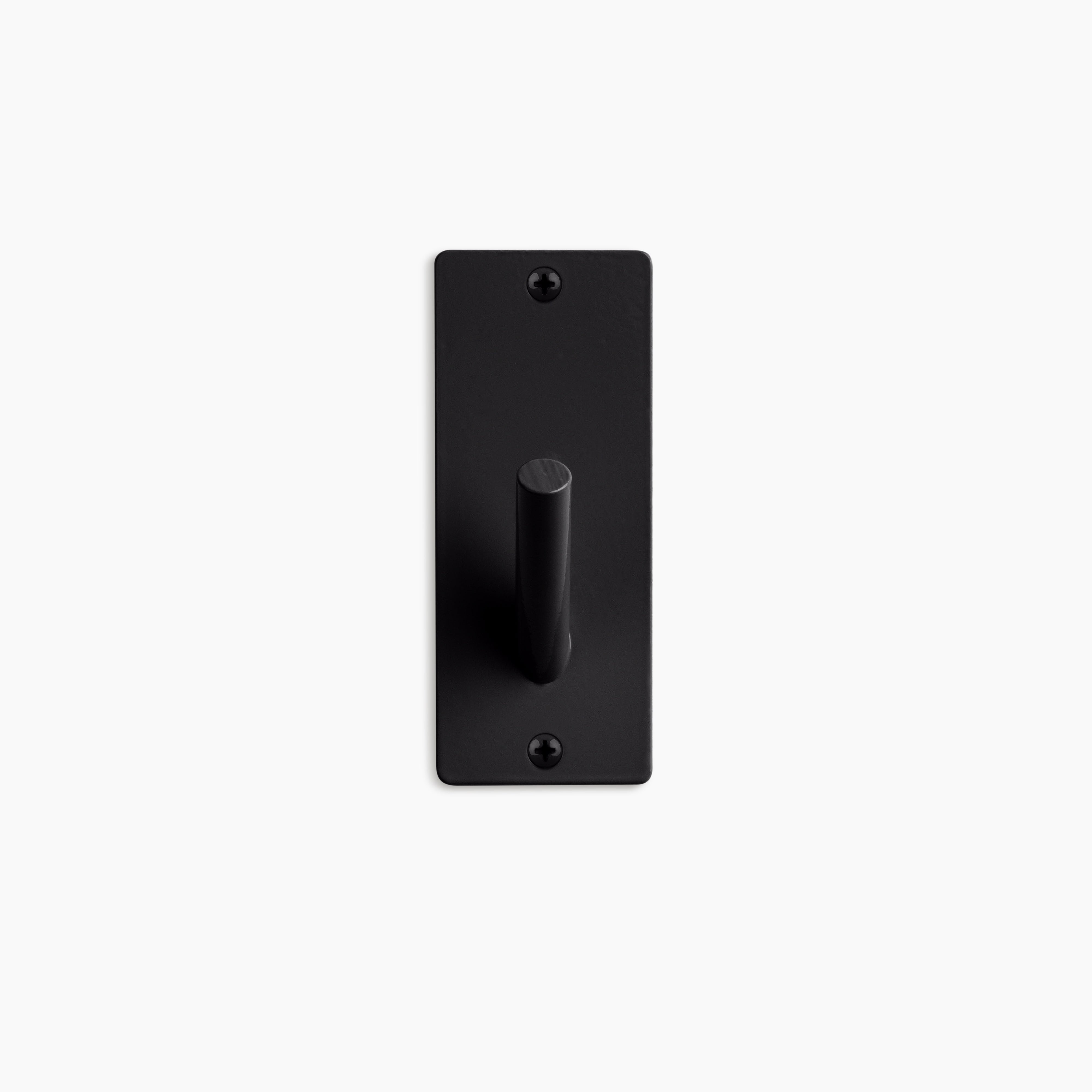 Peggy Square #1 Wall Hook by Shelfology Drywall / Black