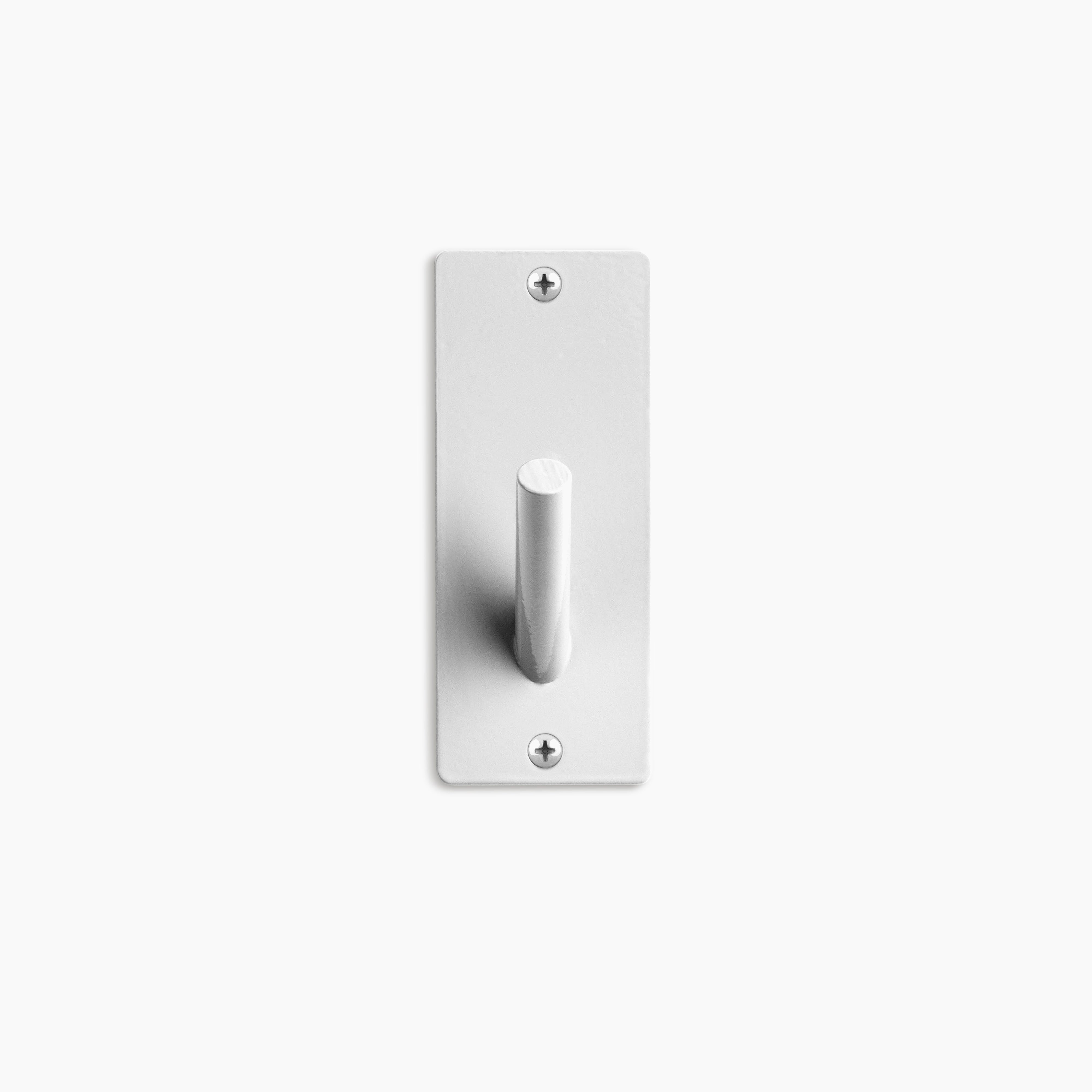 Peggy Square #1 Wall Hook by Shelfology Drywall / White
