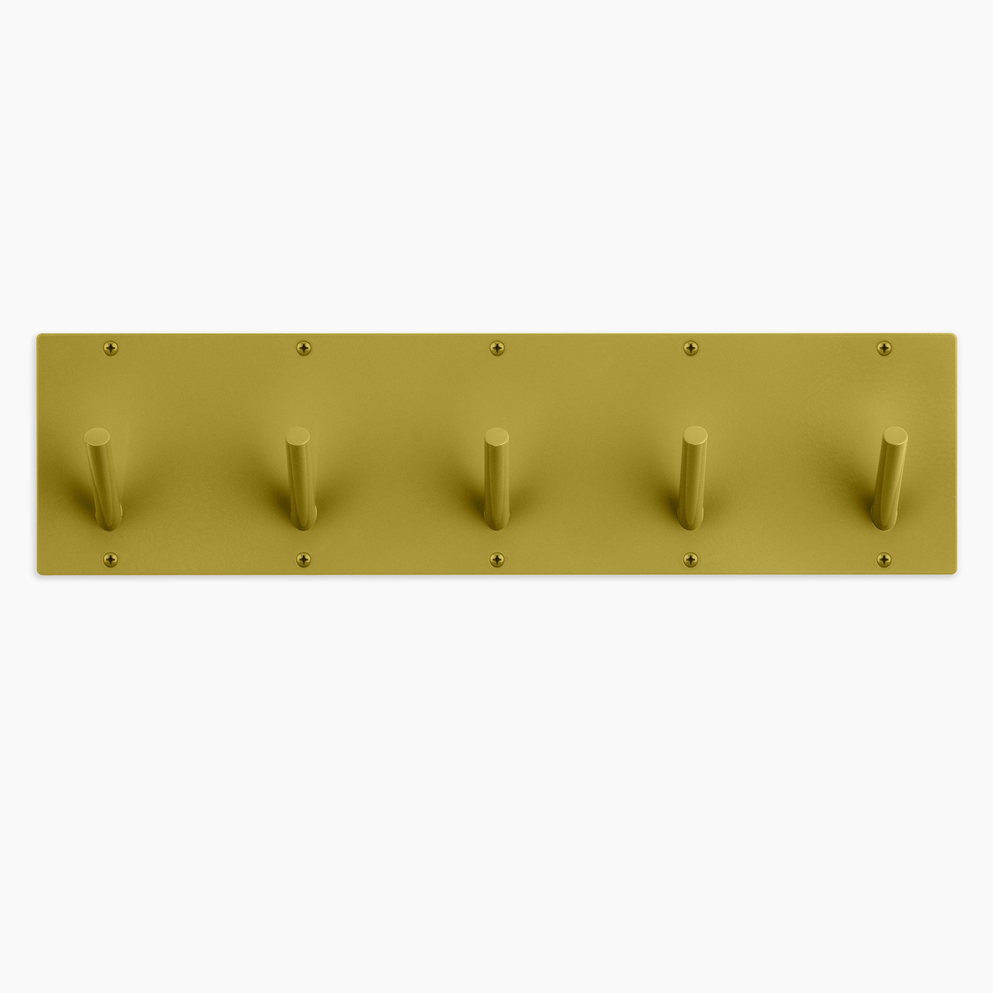 Peggy Square #5 Wall Hook by Shelfology Drywall / Honey Mustard
