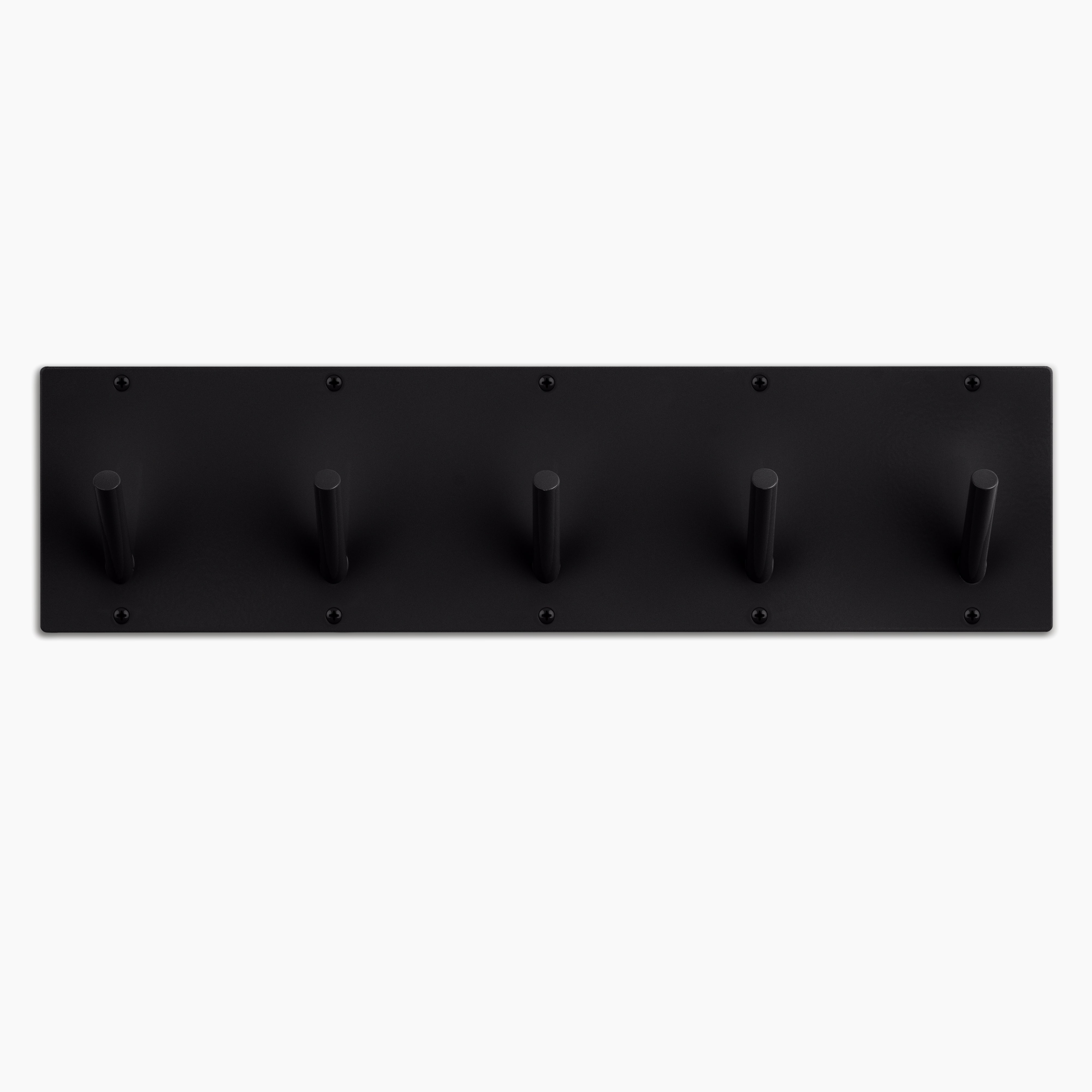 Peggy Square #5 Wall Hook by Shelfology Drywall / Black