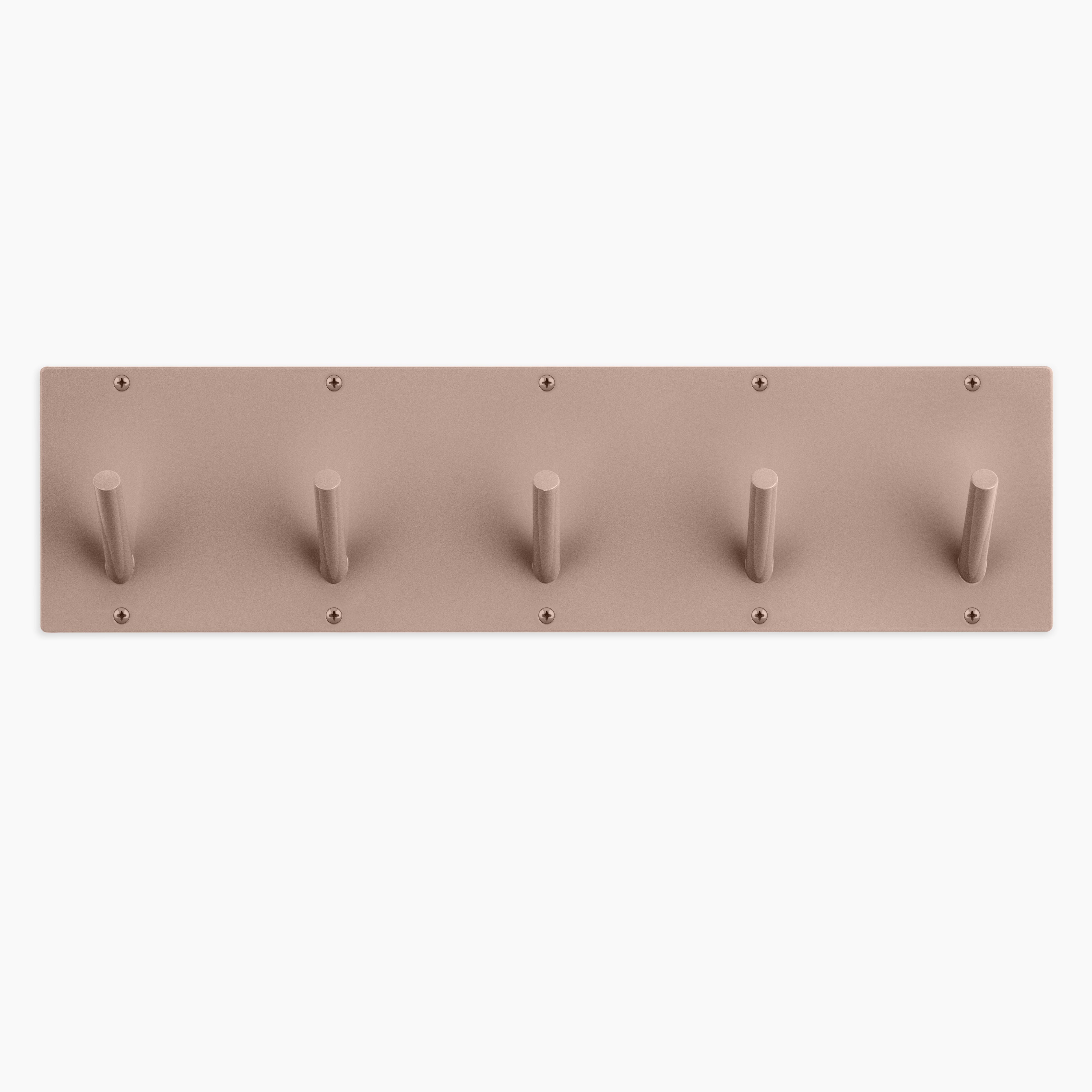 Peggy Square #5 Wall Hook by Shelfology Drywall / Pink Flash