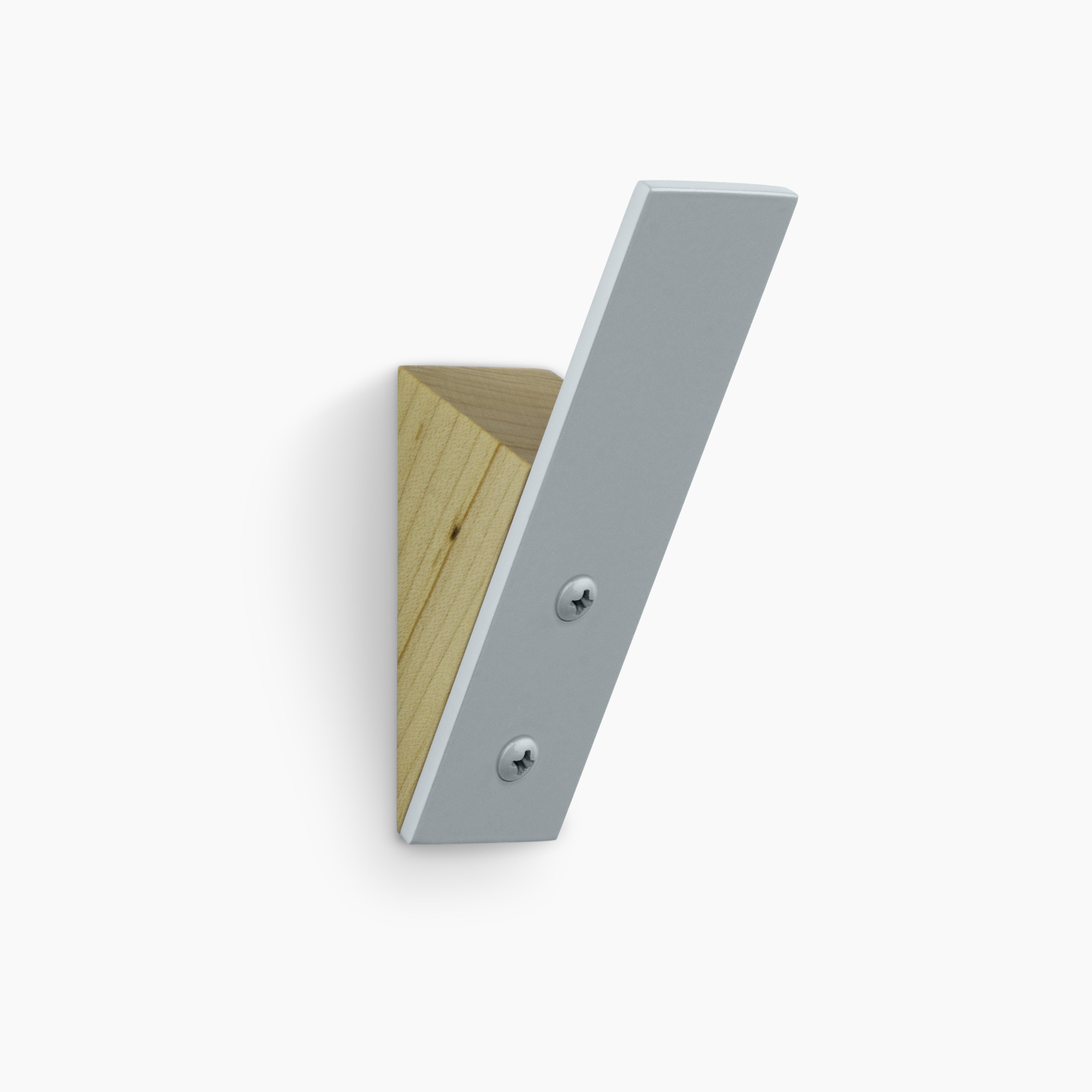 Shard Maple Wall Hook by Shelfology Drywall / Agave