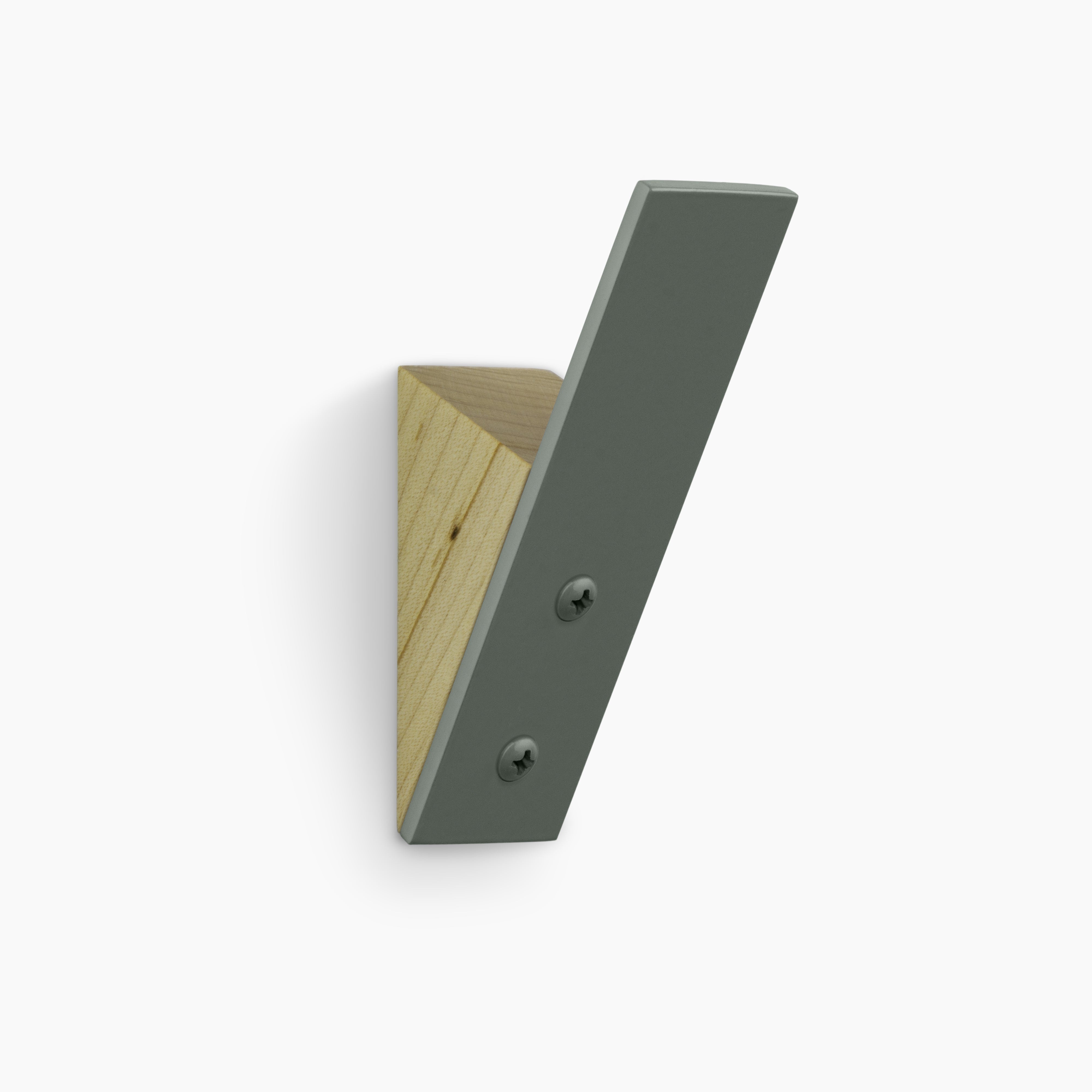 Shard Maple Wall Hook by Shelfology Drywall / Camo